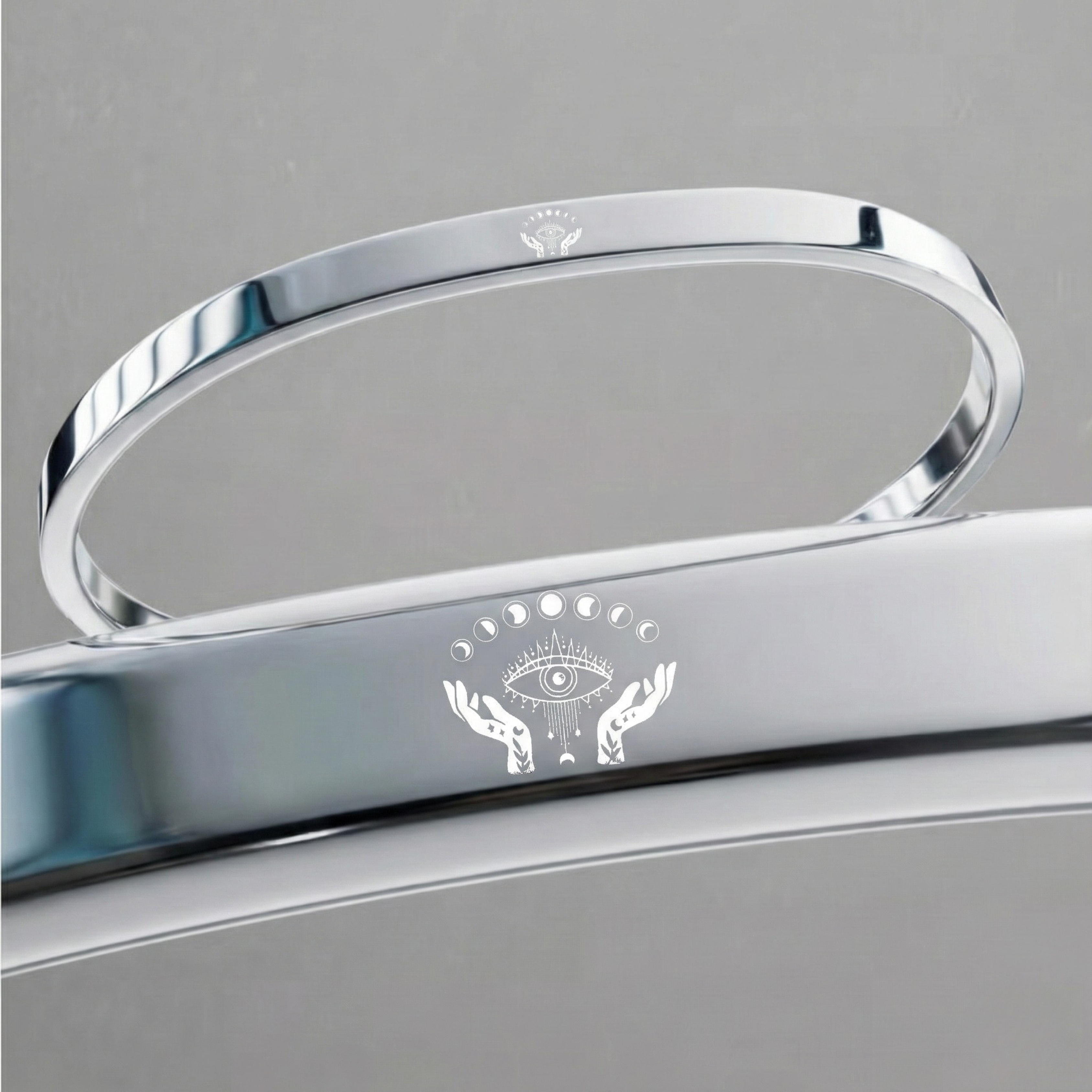 Celestial Mystic Eye & Moon Bracelet