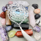 CRYSTAL / SPHATIK DIAMOND CUT MALA