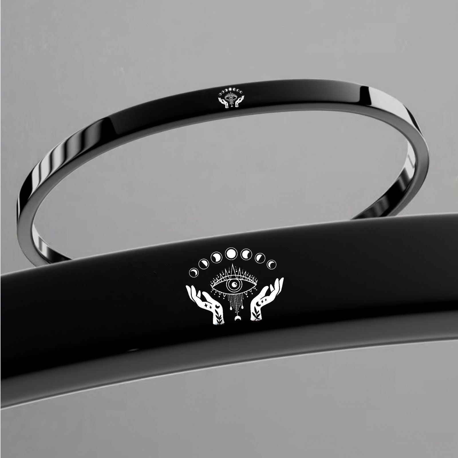 Celestial Mystic Eye & Moon Bracelet