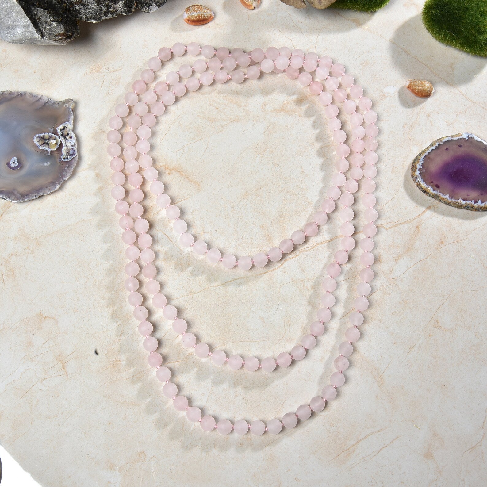 ROSE QUARTZ MALA