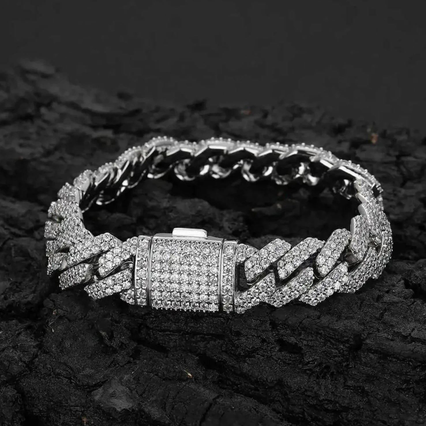 ICED OUT CUBAN LINK BRACELET