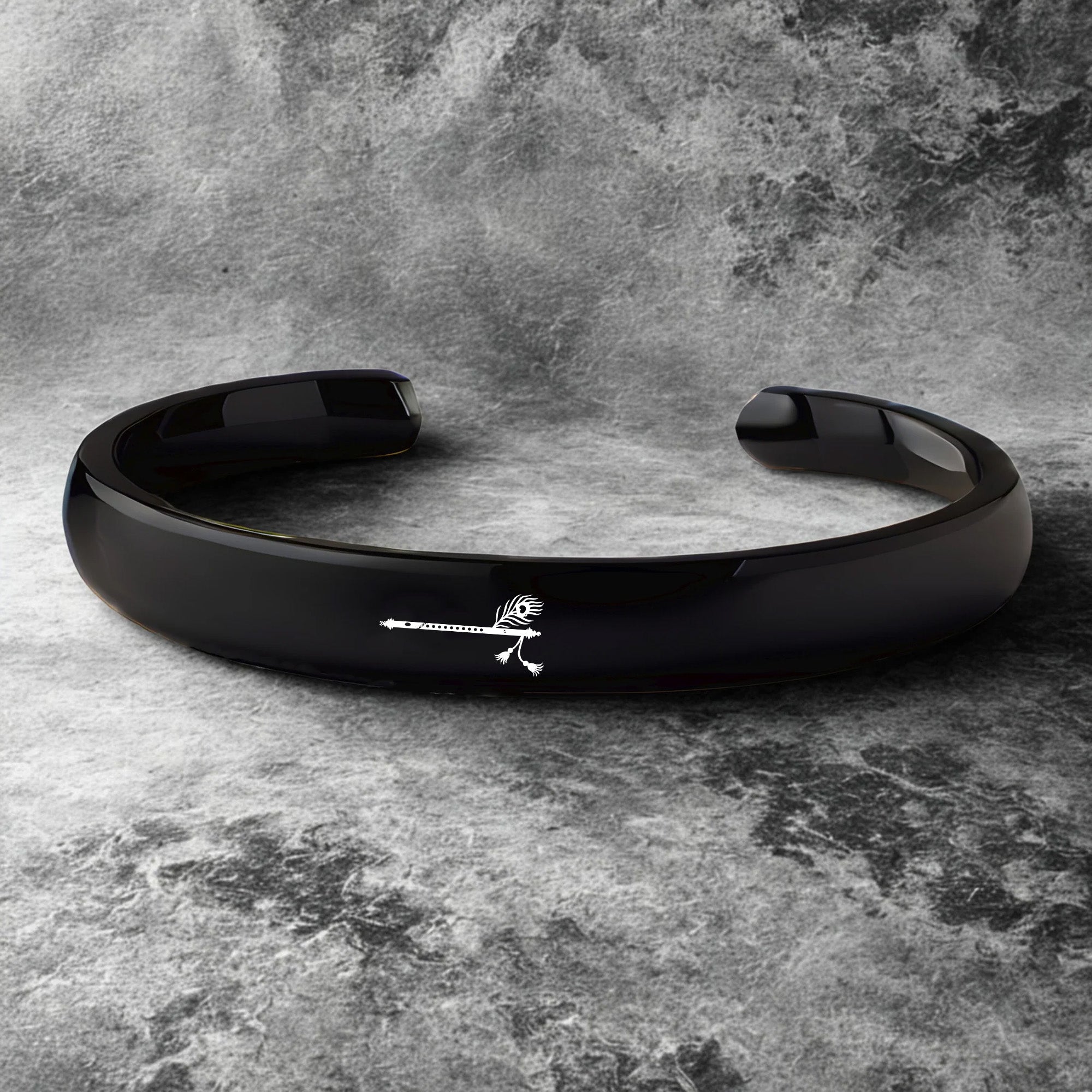 Krishna Flute Cuff Bracelet