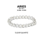 CLEAR QUARTZ BRACELET (मेष राशि )