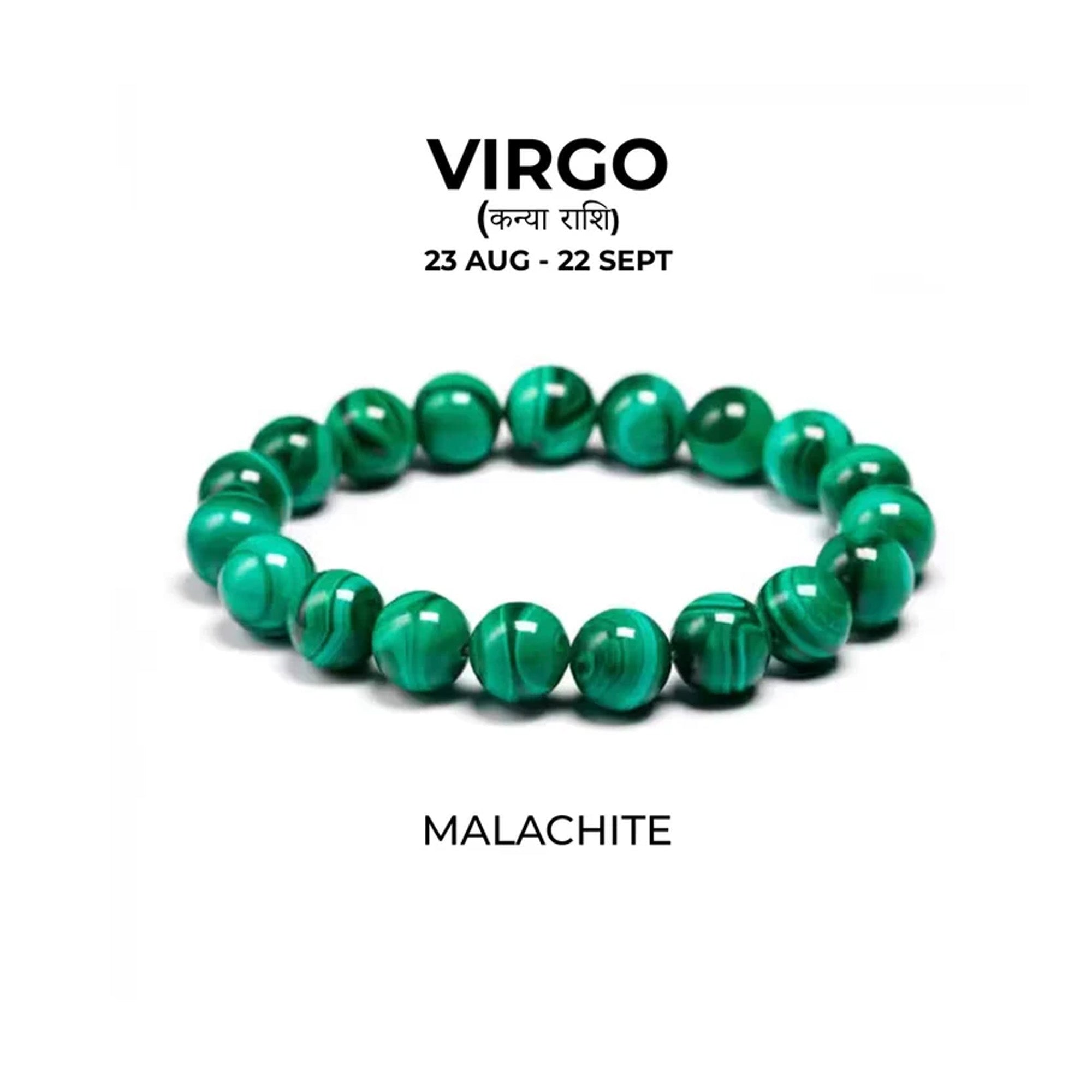 MALACHITE BRACELET (कन्या राशि)